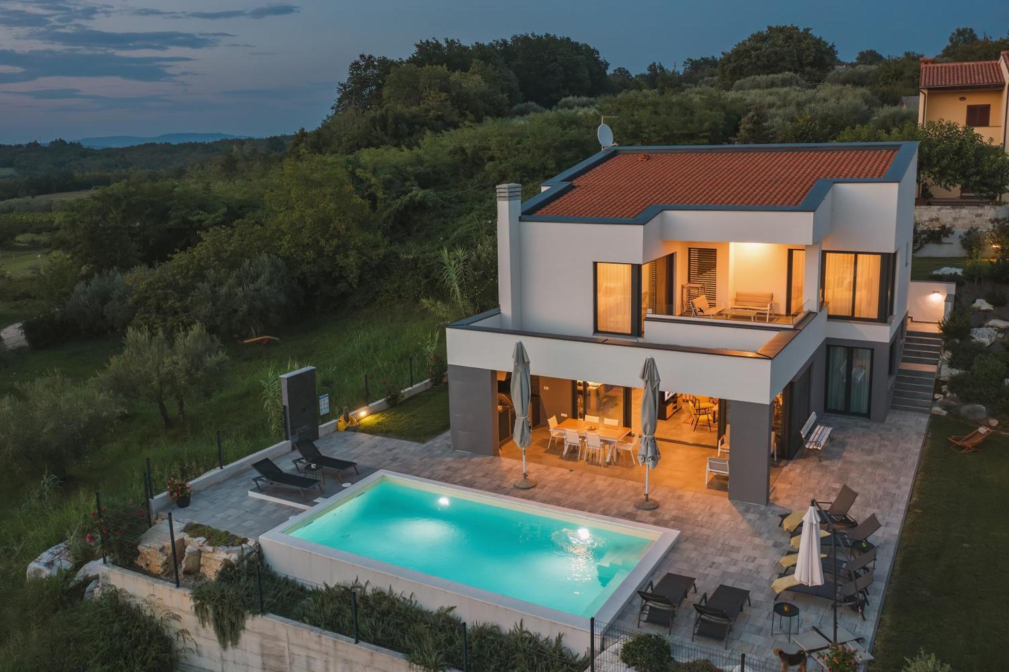 Villa Boiky - Private Pool And Amazing Sea View, Istria Materada Exterior foto